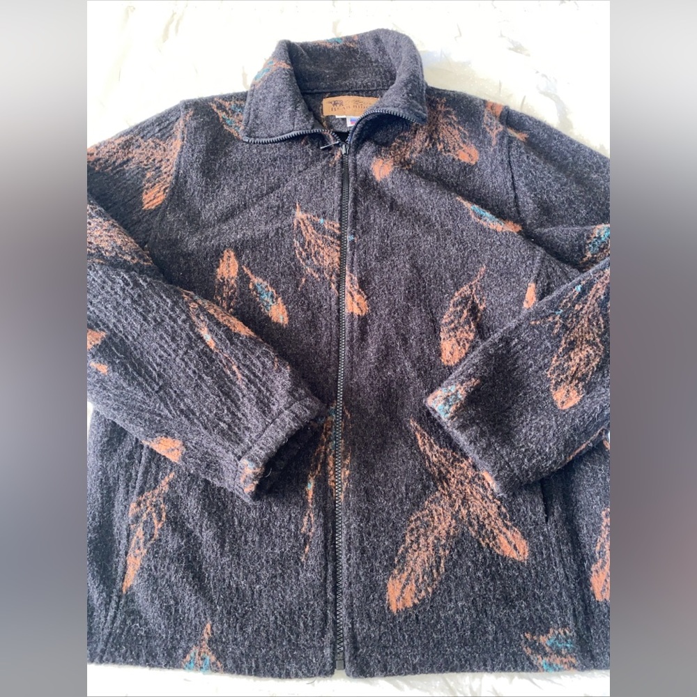 Bear Ridge Outfitters Zip-up Fleece Jacket Men’s Size XL Made In USA Wool Blend - Picture 5 of 10